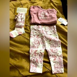 3 pcs lavender baby set (NWT)